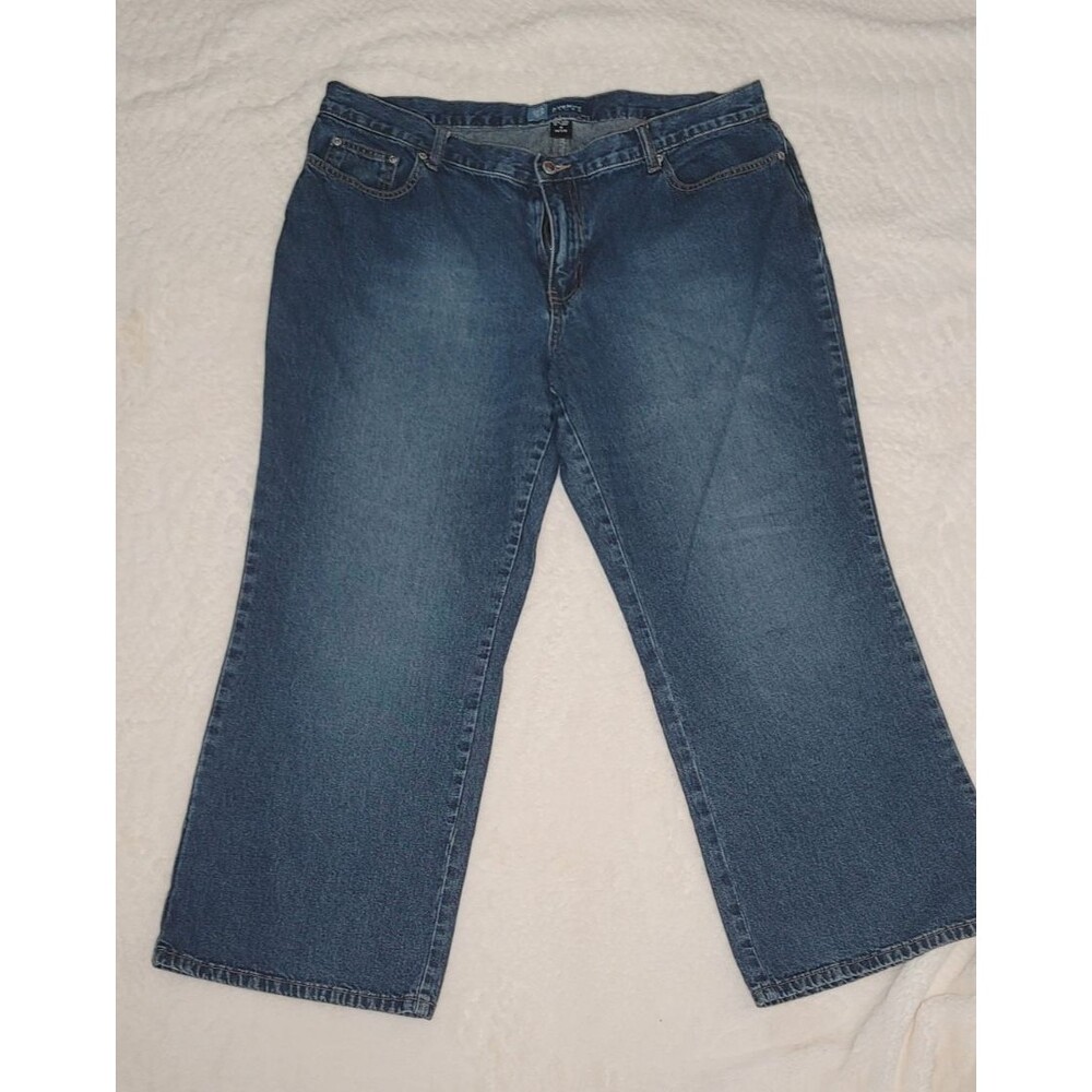 Avenue Blues Petite 18 Bootcut Jeans Medium Wash Stretch Denim